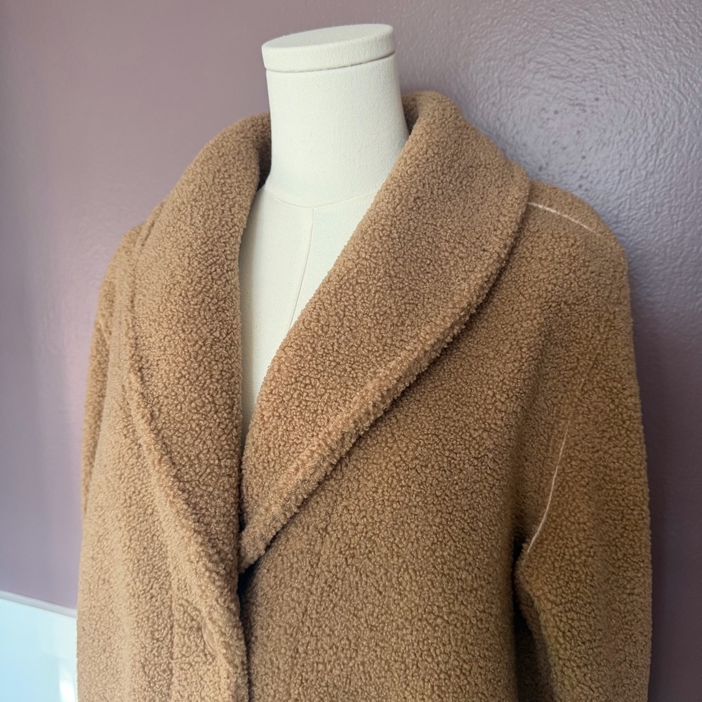 Reversable Susan Graver Teddy Coat - Picture 4 of 13